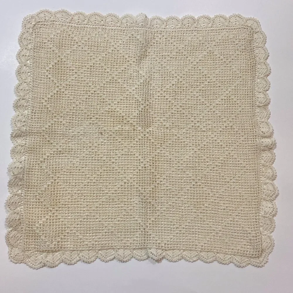 Vinegar Handmade Embroidered Standard Size16”x16” Pillow Case